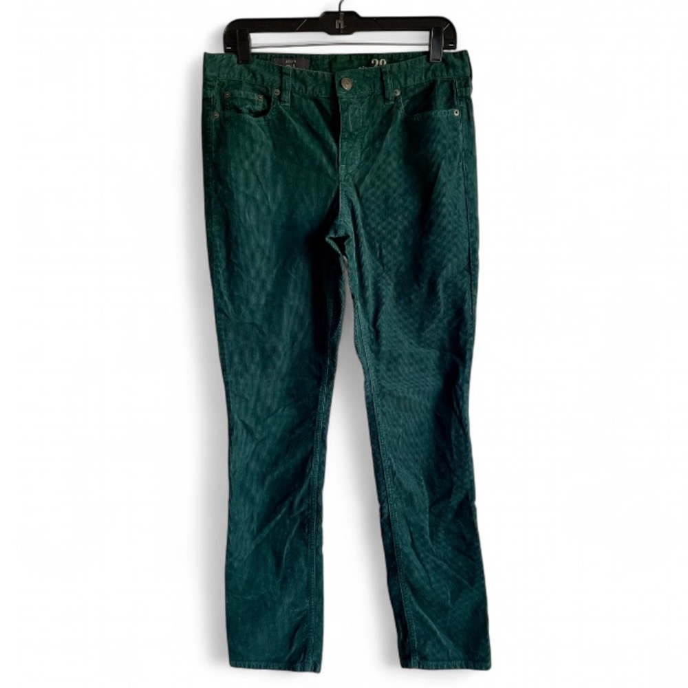 J. Crew Reid Women's Green Corduroy Jeans Size 29
